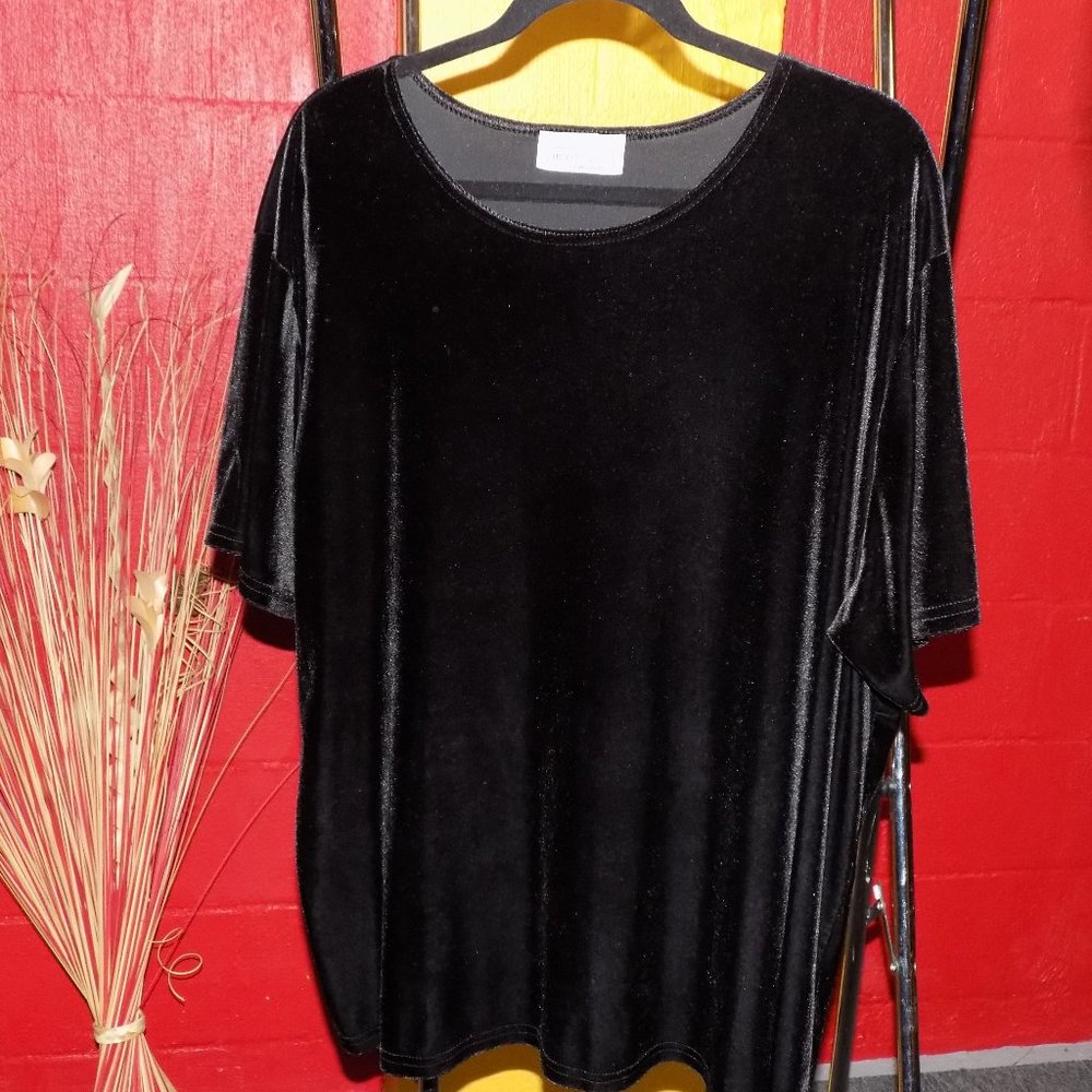 Black Impressions Woman Velour look top (#33)